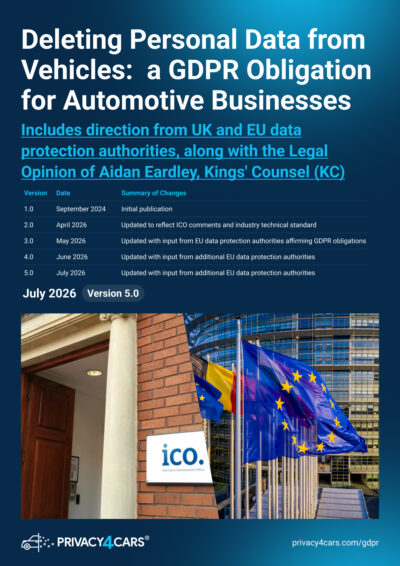 GDPR Cover Page – Version 5.0